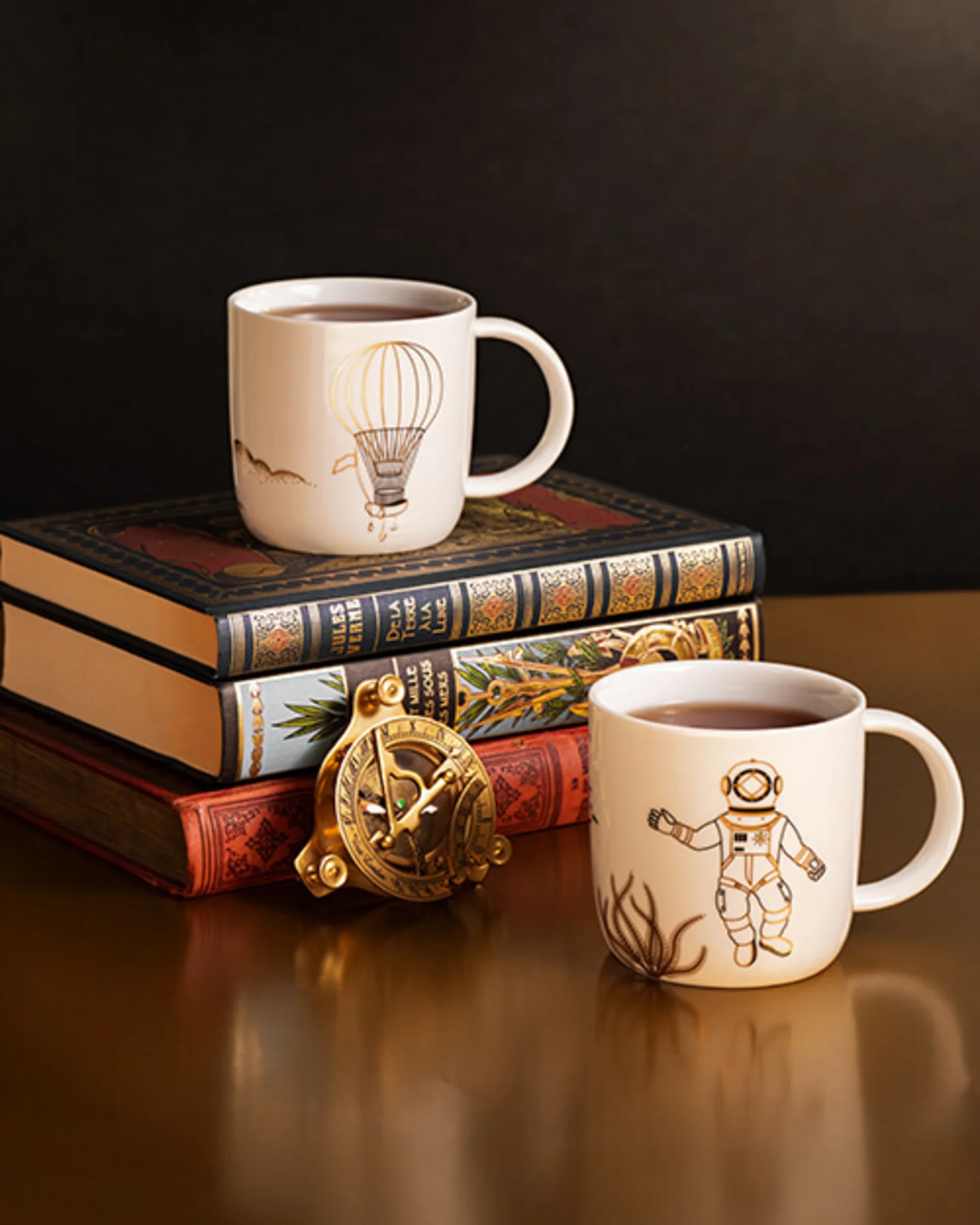 Coffret deux tasses porcelaine - Image 3