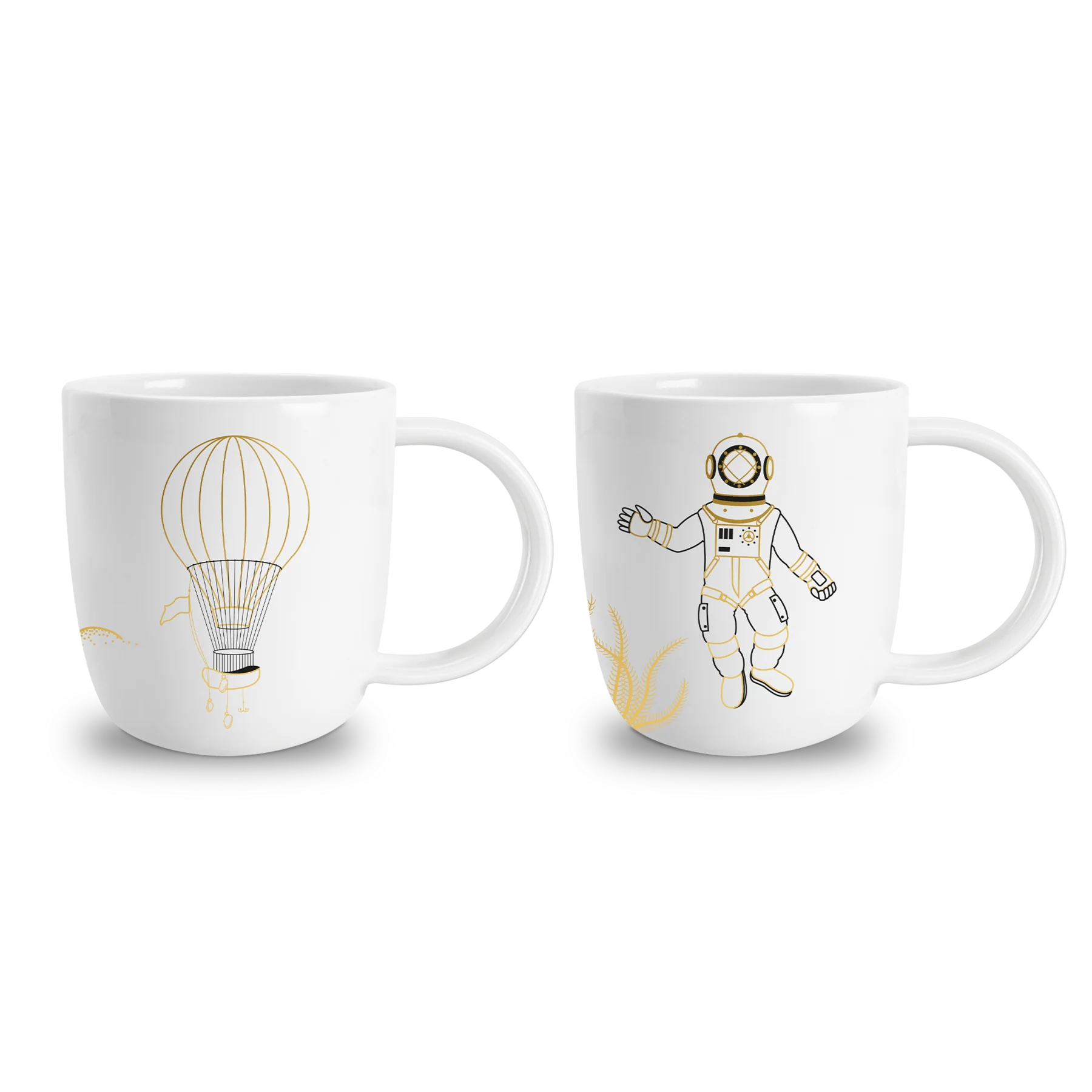 Coffret deux tasses porcelaine - Image 5