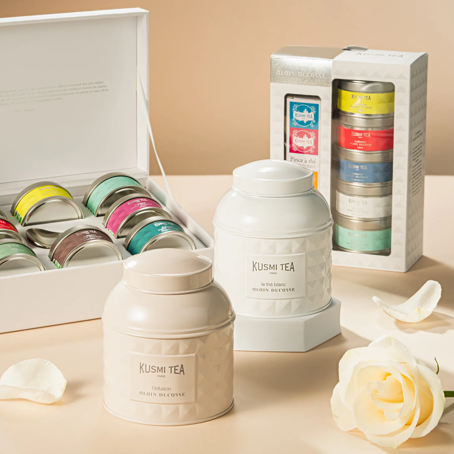 Coffret La Sélection Alain Ducasse avec une pince à thé - Image 3
