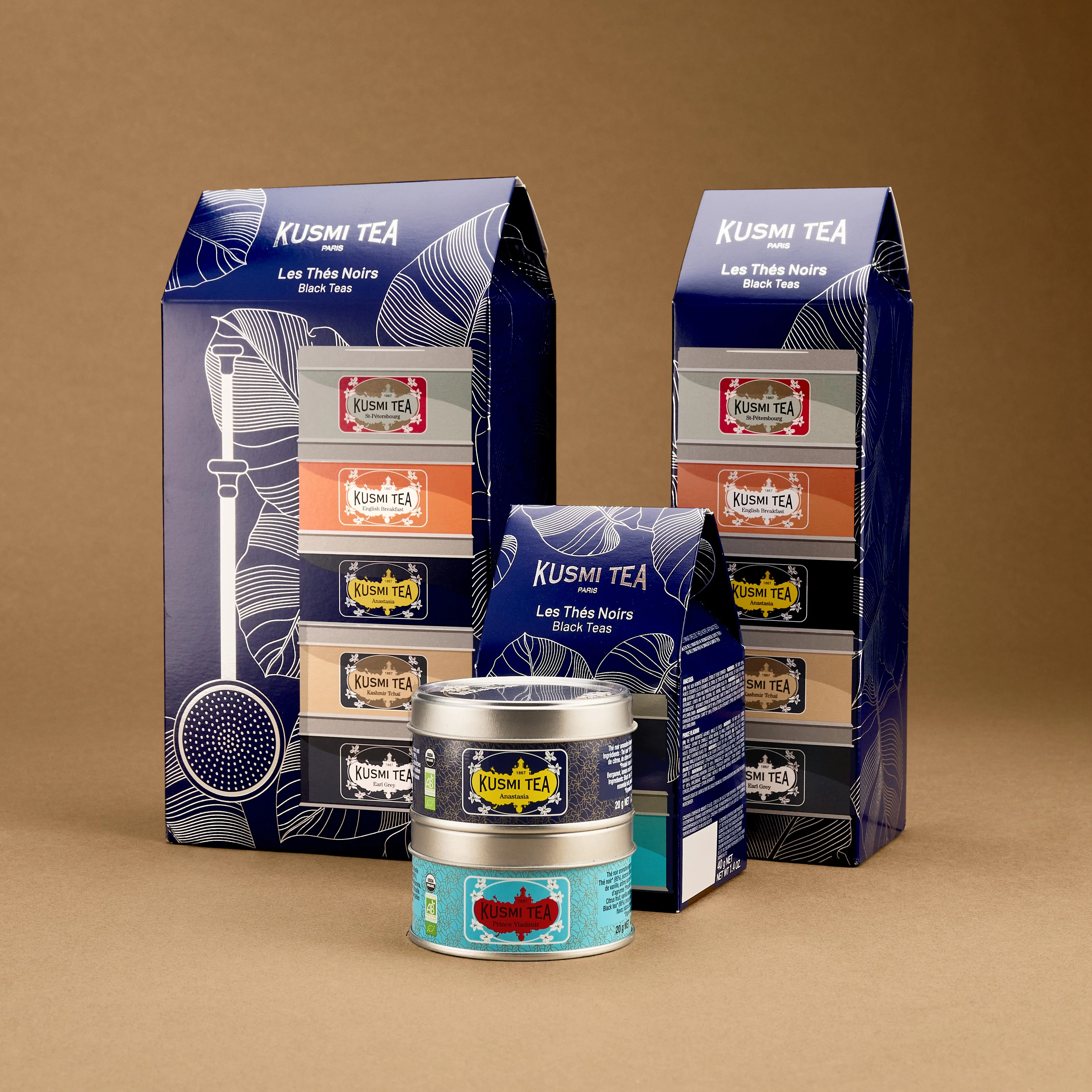 Coffret Les Thés Noirs bio avec infuseur à thé - Image 4